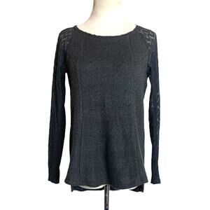 One September gray long sleeves sweater top size XS